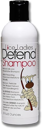 Defend Shampoo  Daily Shampoo Treatment, Non-Toxic, Homeopathic Formulation, Natural Treatment Shampoo, Hypoallergenic  8 OZ Bottle