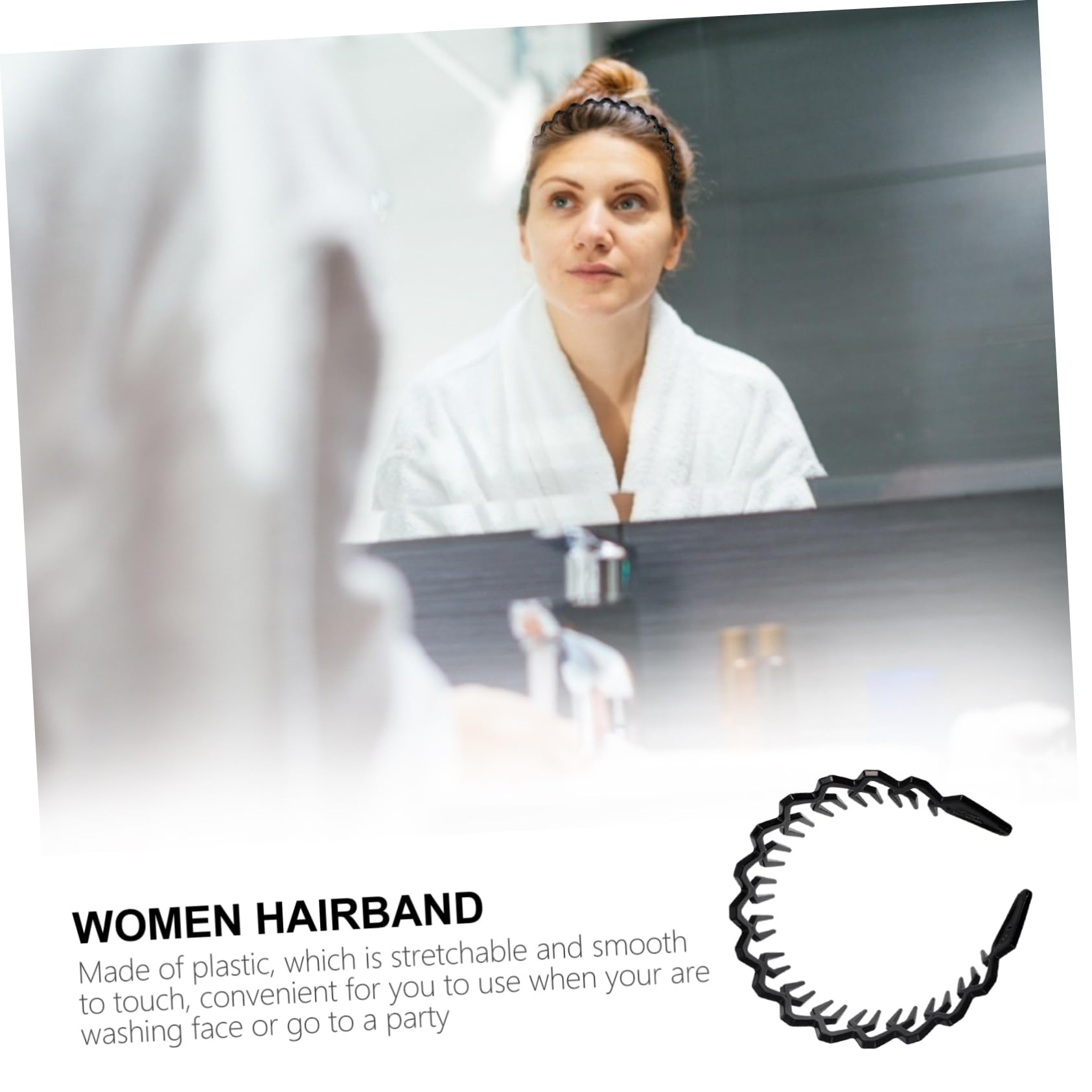 Healeved 10piezas Diademas De Dientes Forma De De Accesorios De Moda Para Mujeres Para Fiestas y Eventos Especiales