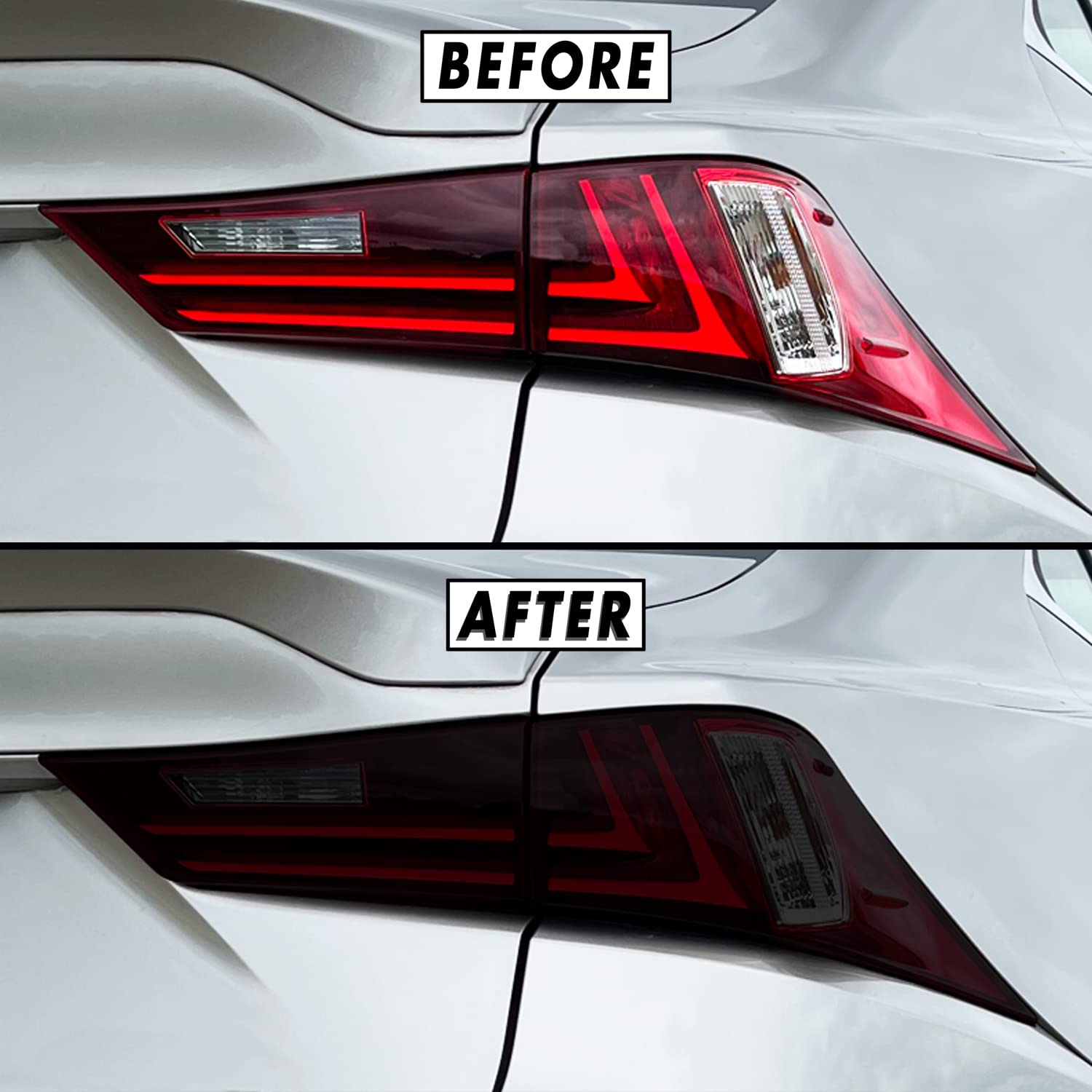 Amazon.com: PreCut Vinyl Smoke Tint for 2014-2016 Lexus is Tail