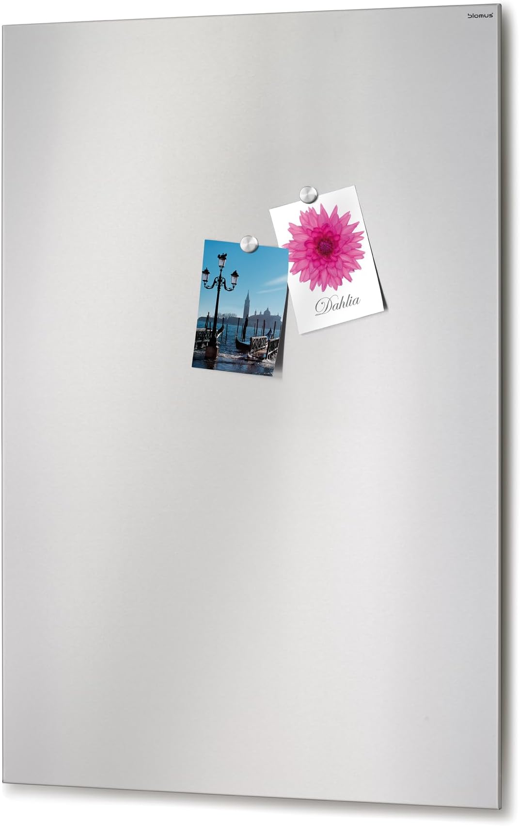 blomusmagnet board 60 x 90 cm MURO, Silver