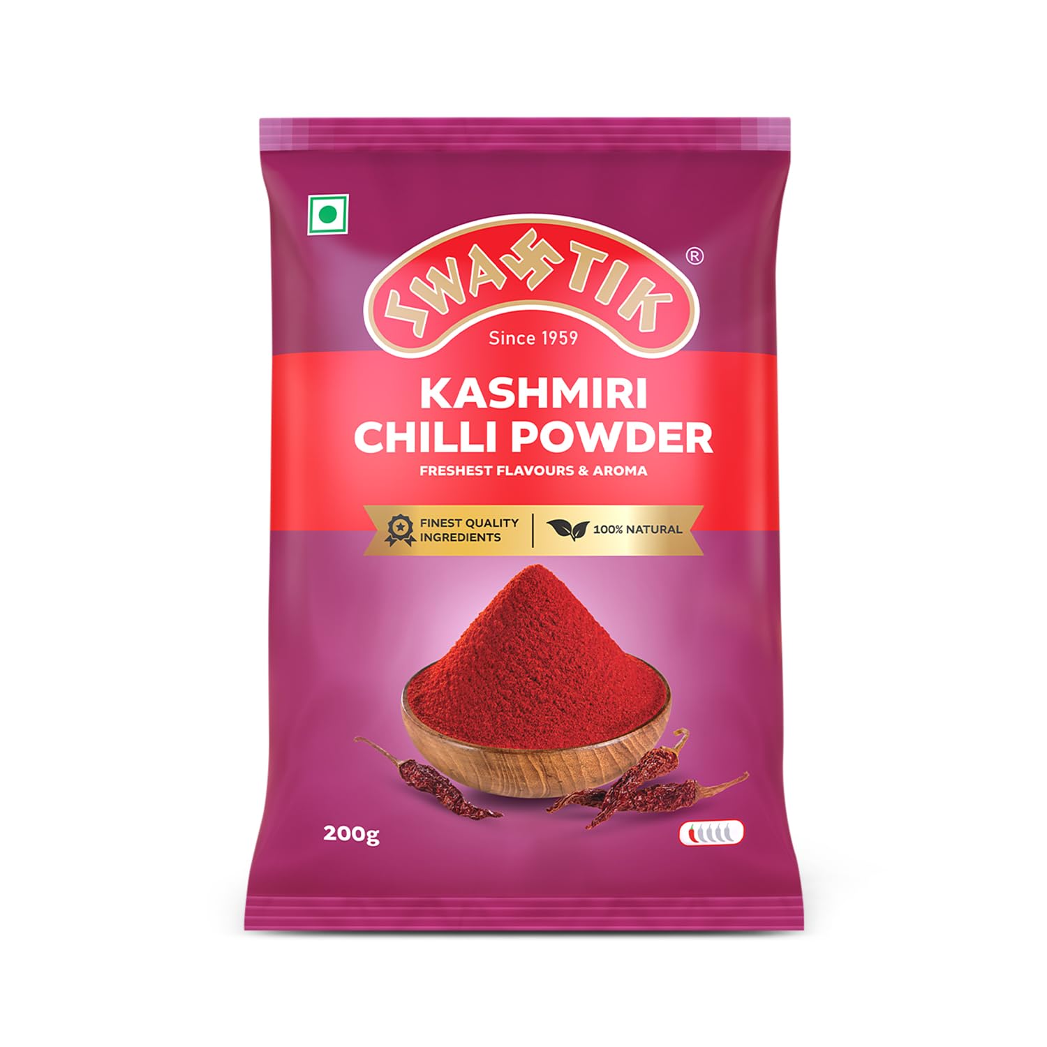 Swastik Kashmiri Chilli Powder | Rich In Flavour | No Added Colours | Natural And Authentic (200 Gram) (B0CZXMP12V) Amazon Price History, Amazon Price Tracker