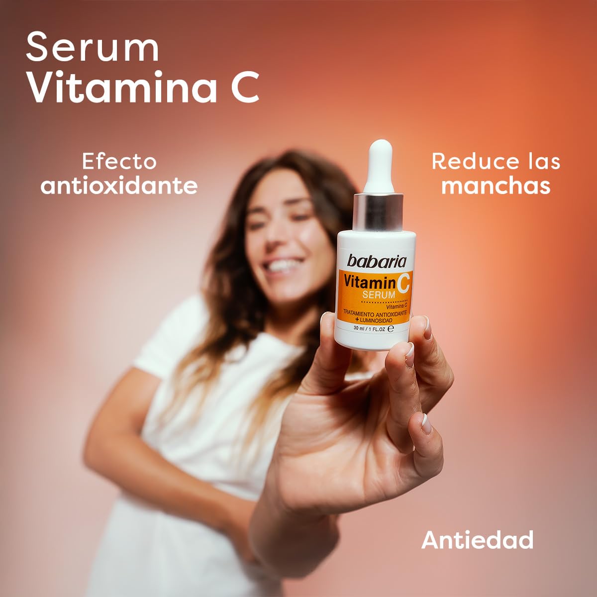 Babaria Vitamin C Face Serum - Helps Improve Elasticity and Flexibility - Reduces Appearance of Dark Spots - Protects Against Airborne Pollutants - Provides Glowing and Anti-Aging Effect - 1 oz