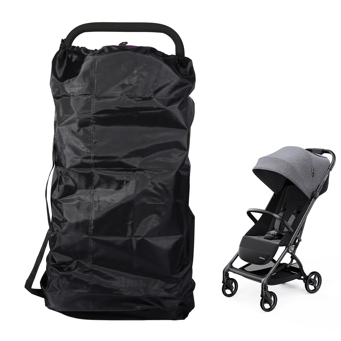 Housse De Transport Pour Poussette - Sac De Voyage Imperméable 106x180 Cm - Sangle De Transport