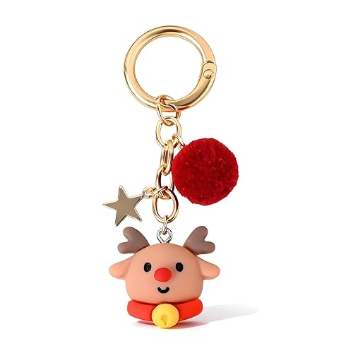 Angyape Cute Christmas Keychain Christmas Bag Charms Purse Charms for
