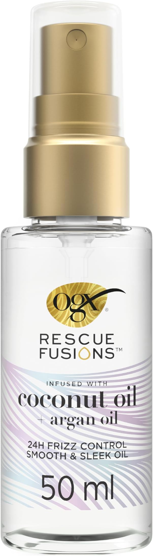 OGX Rescue Fusions 24H Frizz Control Smooth and Sleek Oil, 50 ml