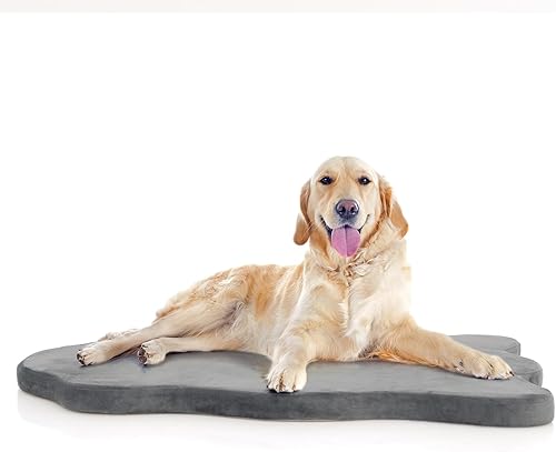 Miniatura 8 de Safstar Cama para perros grandes, alfombrilla ortopédica para dormir para mascotas con soporte de espuma viscoelástica, funda extraíble, parte