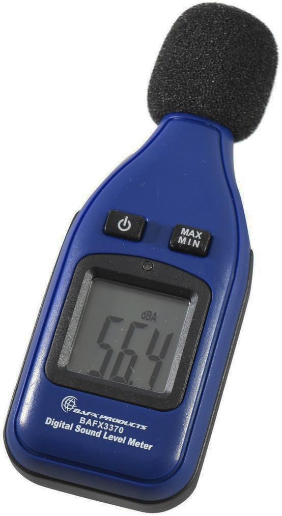 BAFX Products® - Decibel Meter/Sound Level Reader - W/Battery!