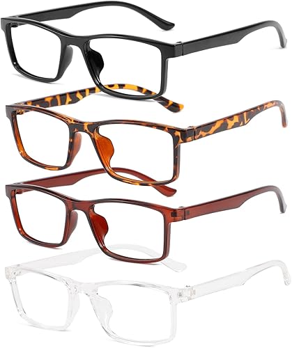 Miniatura 1 de Przene Lentes de sol con bloqueo de luz azul con clip para mujeres y hombres, gafas redondas retro para juegos de computadora, antirfatiga