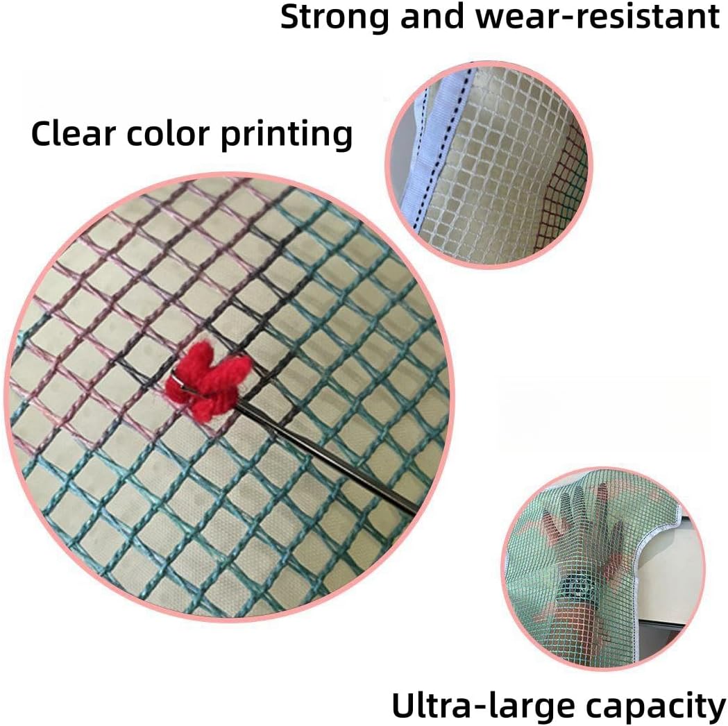 Latch Hook Kits Christmas Sock Cartoon Bear DIY Printed Canvas Crochet Yarn Embroidery Easy for Beginner Xmas Gift Stocking Bag for Christmas Ornament Decoration 43x31cm