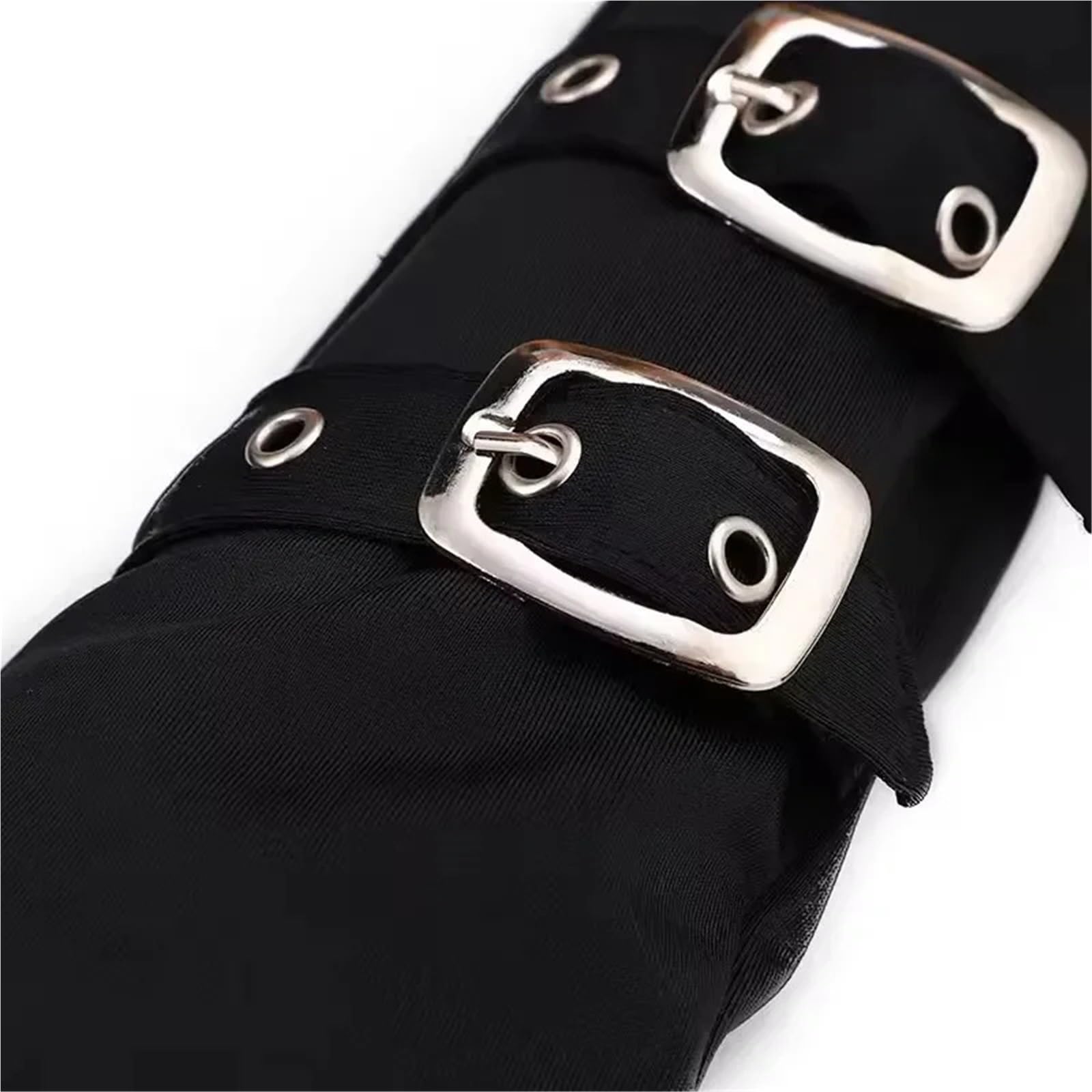 Guantes sin Dedos de Licra con Hebillas y Estilo Punk for Mujer, Estilo Lolita, for Cosplay, actuaciones en Escenario, Baile Callejero. para Mujeres para Cosplay, Fiesta, Carnaval