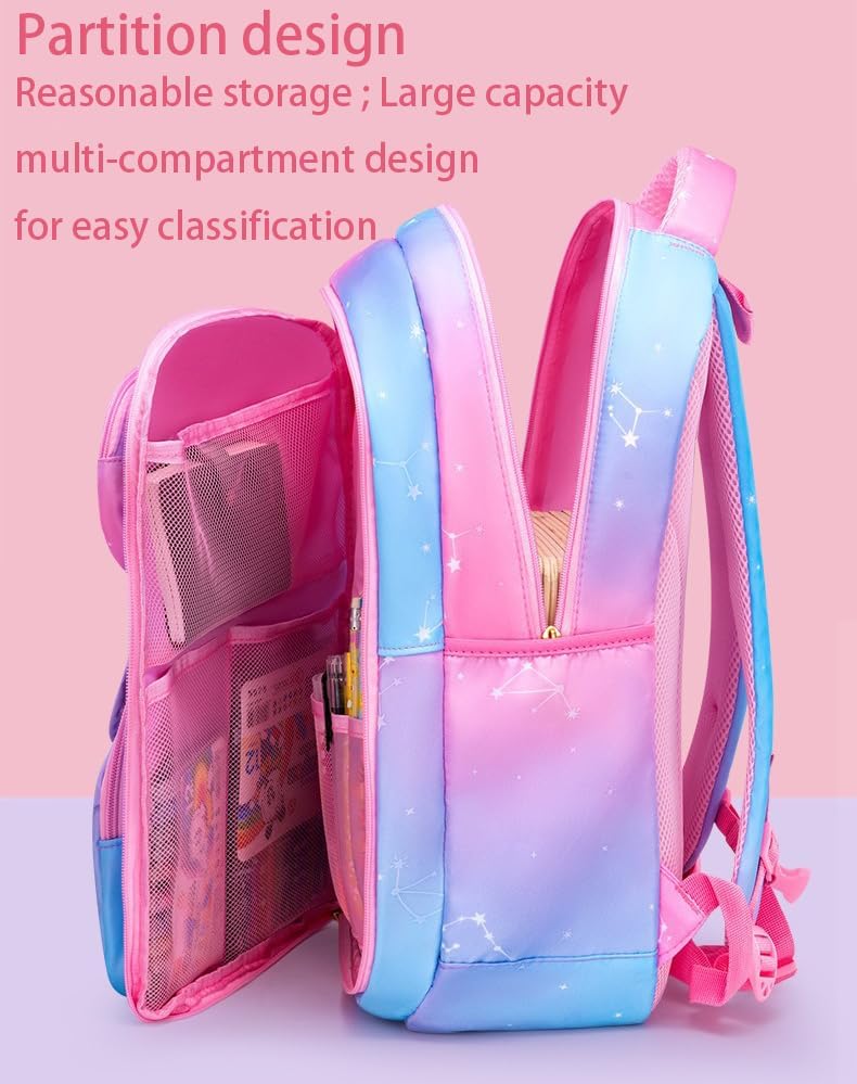 Miniatura 4 de Mochila escolar para niños, para niñas, bolsa para computadora portátil, bolsa de libros para estudiantes, adolescentes, niños, mochilas casuales de