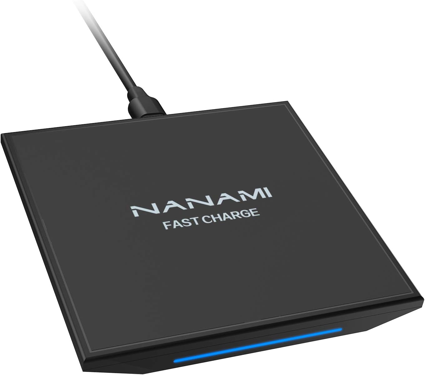 NANAMI Wireless Charger, 15W Max Qi Fast Wireless Charging Pad