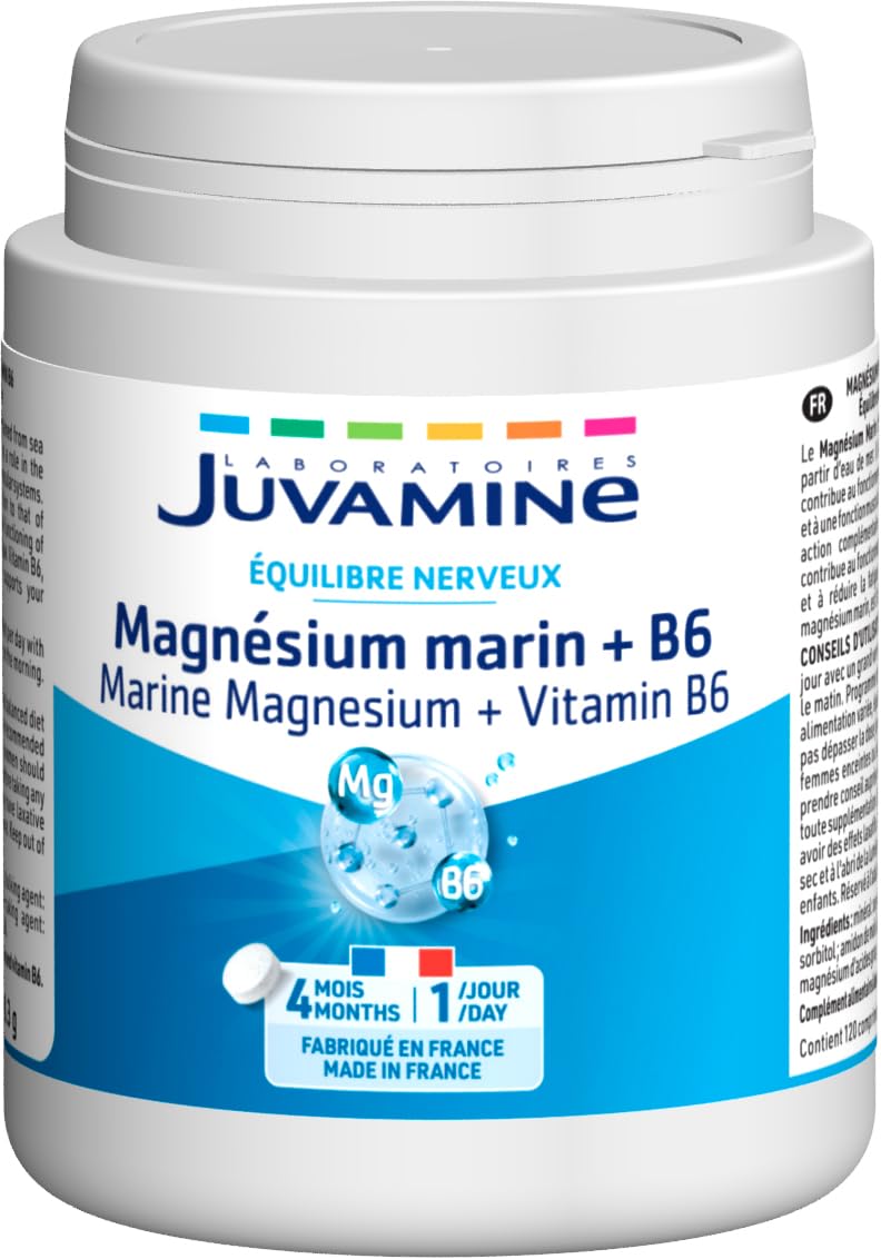 Juvamine Marine Magnesium Vitamin B6 120 Tablets
