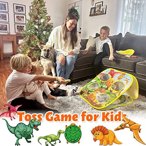 Rabosky Bean Bag Toss Game For Kids Toddlers 2 3 4 5 Year Old, Dinosaur Toys For Boy Girl Birthday Party Gift, Sports & Outdoor Play Toys Games Activities For Toddlers 1-3 Backyard Yard Outside #TOP1