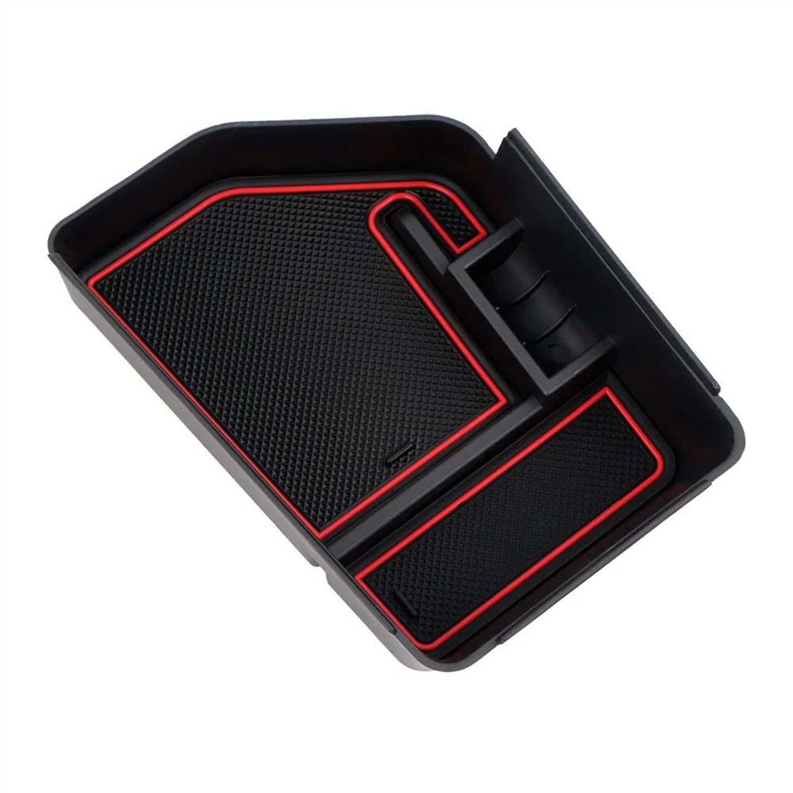 FVBFCDX Armrest Organizer Compatible With Kia For EV6 2021 2022 Car Central Control Armrest Storage Box Automotive Interior Accessories(Red)