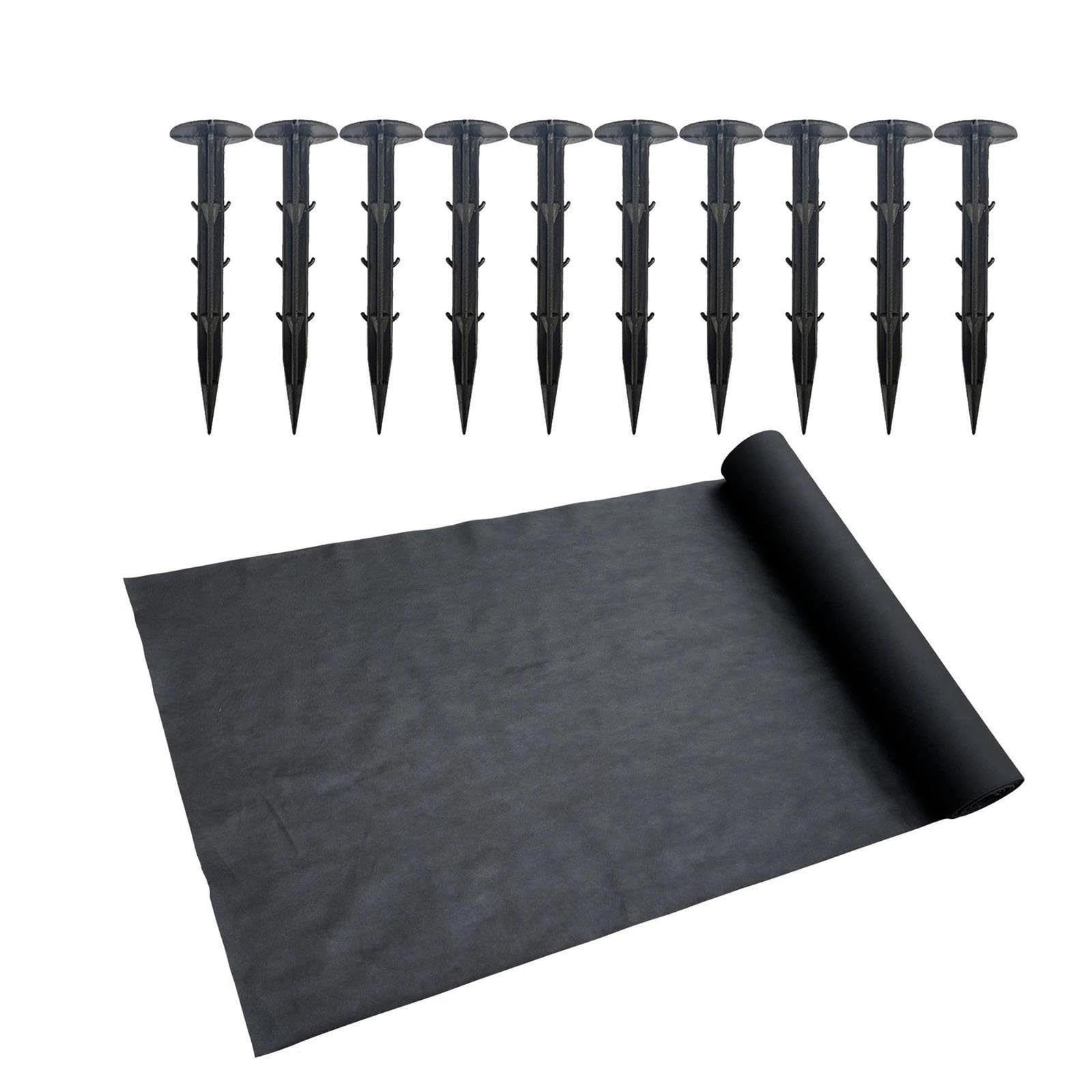 Panno antierba Nero 0,6 M con 10 Chiodi
