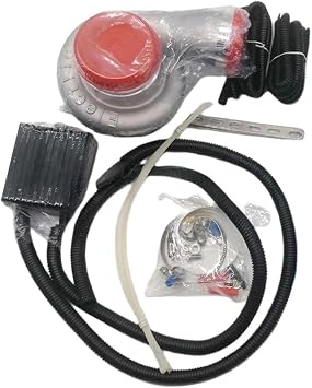 Electric Turbo Supercharger Kit Thrust Motorcycle Electronic Turbocharger Air Filter Intake For All Car Improve Speed