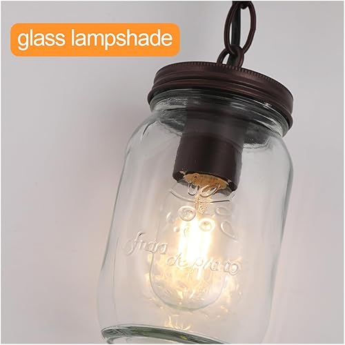 Miniatura 2 de Retro Industrial Style Led Chandelier Glass Modern Ceiling Lamp Pendant Lighting Indoor Fixture American Aisle Entrance Lamparas,Chandelier