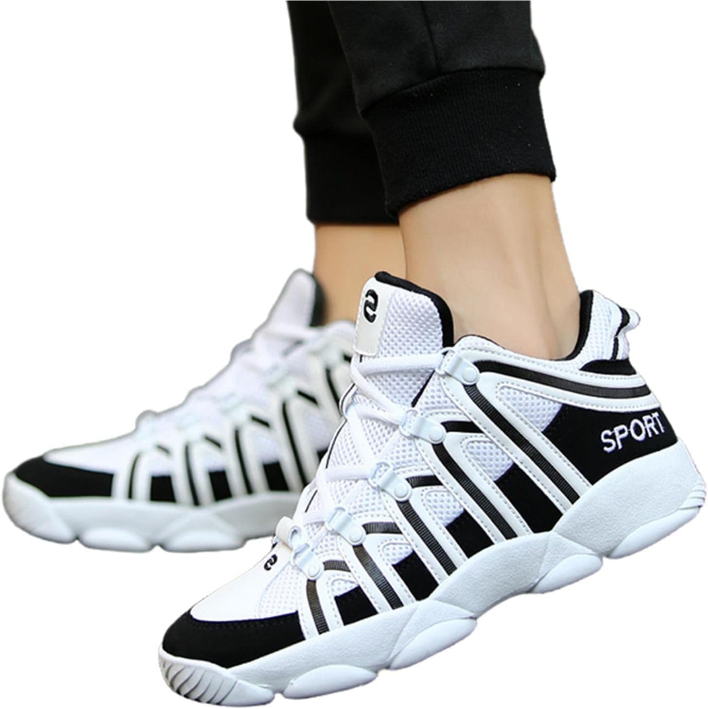 Scarpe Sportive Me's Seakers Urba Casual Scarpe Casual di Me Scarpe da Passeggio Traspiranti Scarpe da Me Scarpe di Me Piatto di Me, A99 Mesh White, 39 EU