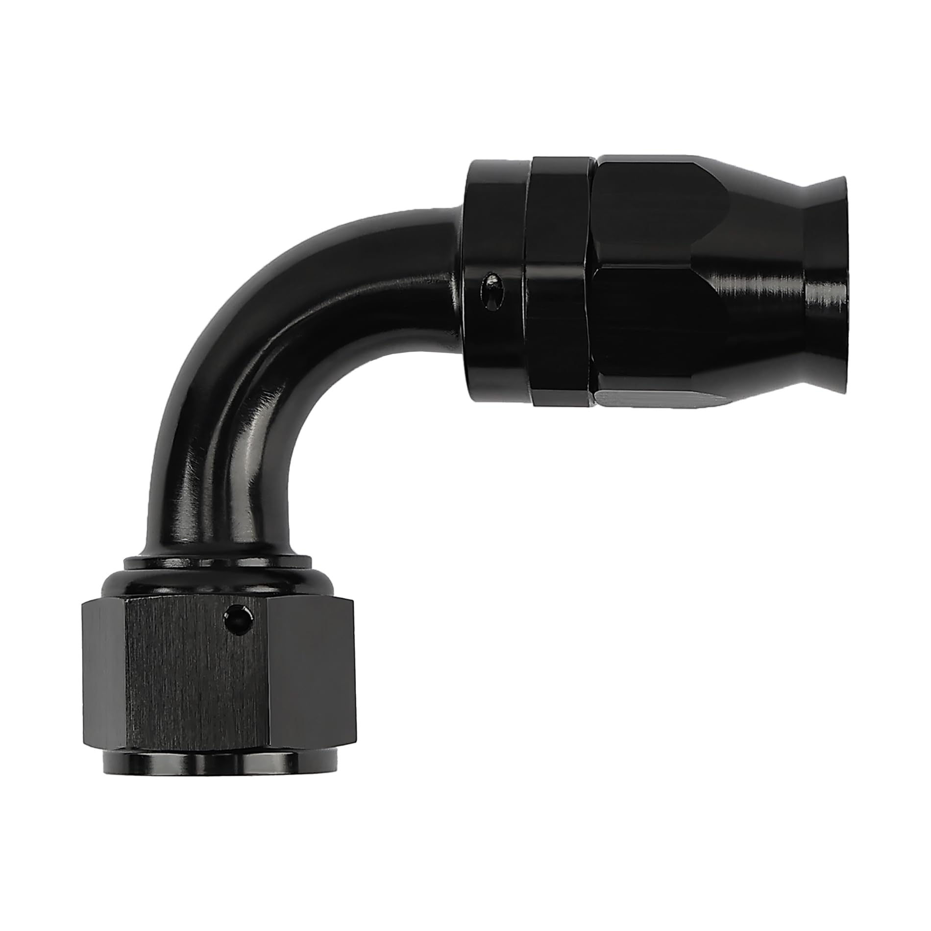 EVIL ENERGY 12AN PTFE Hose End Fitting 90 Degree Black for PTFE Hose Only 1PC