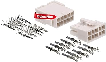 Molex Mini-Fit Jr. 10-Pin Connector Set for PC Components Kali-2410 I, Industrial Quality from German Distributor