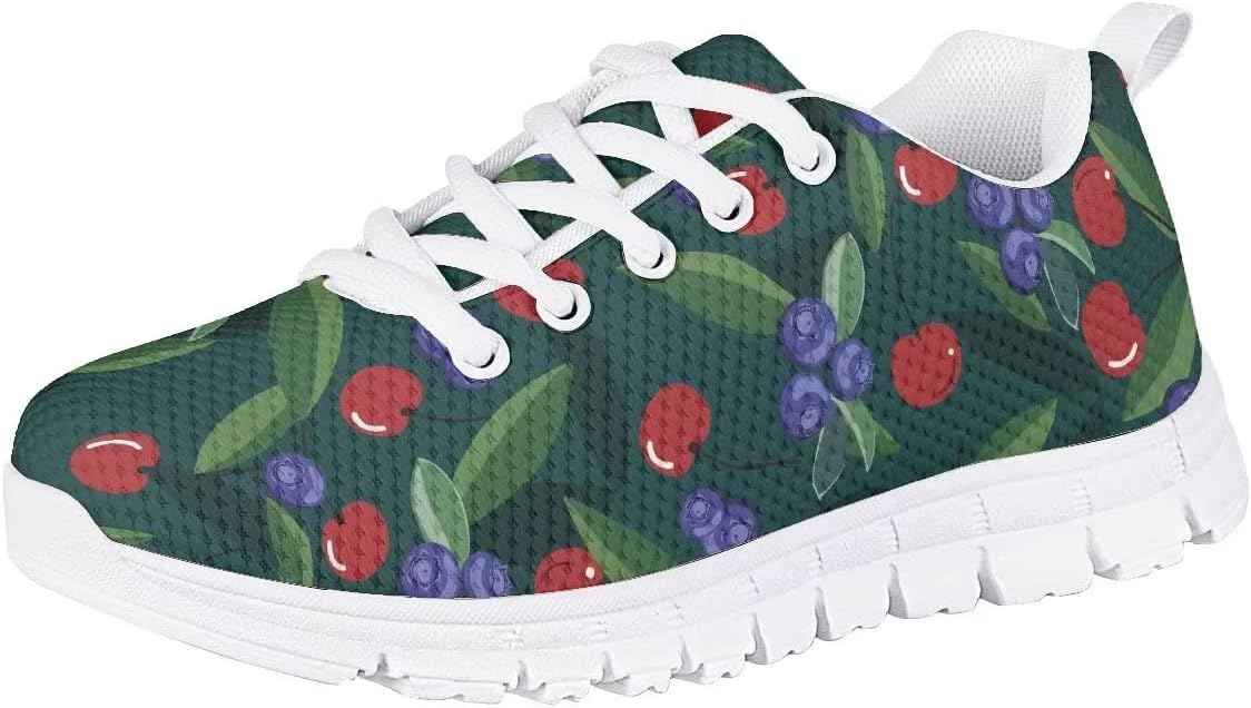 Hawapod Toddler Girls Boys Lace Up Shoes Breathable Sneakers for Kids Casual Footwear