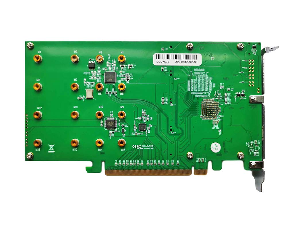 Amazon | HighPoint SSD7505 PCIe 4.0 x16 4チャンネル M.2 NVMe RAID