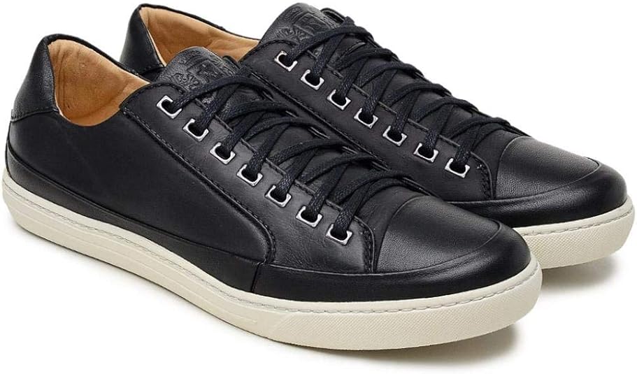 Sapatênis Jacometti Couro Masculino Cadarço Casual Urbano | Amazon.com.br