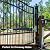 Mighty Mule MM571W Heavy Duty Automatic Smart and Solar Ready, Single Gate Opener, Black
