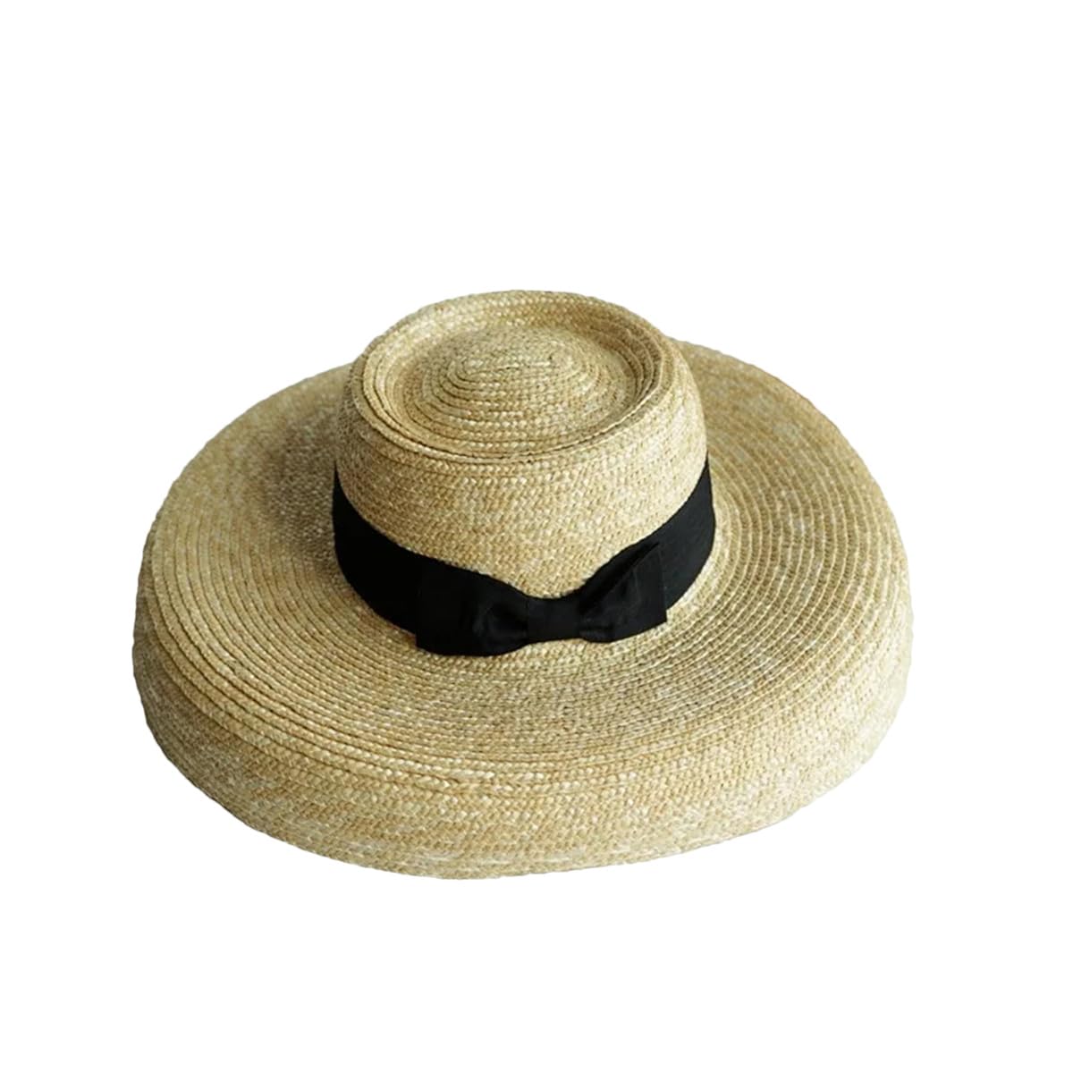 Sombrero De Verano para Mujer, Sombrero De Paja De ala Ancha De 15 Cm, Sombrero De Playa, Sombrero con Pantalla De Lámpara, Sombrero De Boda para Dama De Honor