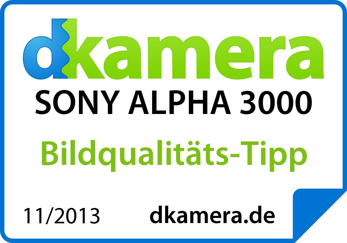 Sony ILCE3000KB a3000 E-Mount Systemkamera im SLR Gehäuse (20 Megapixel, Exmor APS-C CMOS Sensor, 7,6 cm (3 Zoll) LCD-Display, Live View, Full HD Video) inkl. E 18-55mm OSS Objektiv schwarz