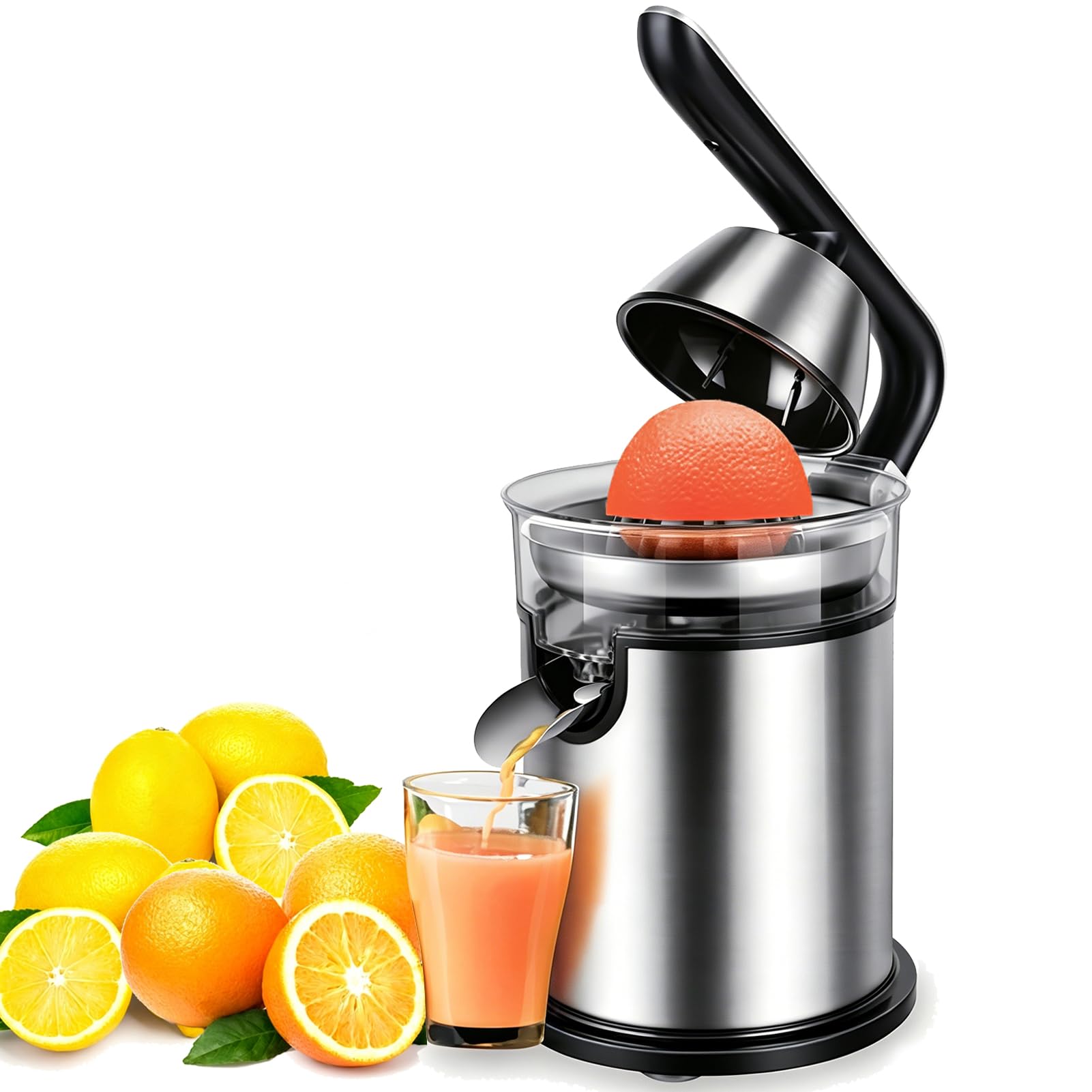 Presse-agrumes électrique 300W avec 2 cônes pour orange et pamplemousse