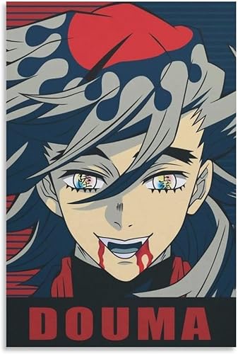 KNUEDESM Póster de anime Douma DOMA - Póster de arte en lienzo para dormitorio familiar, pósteres de decoración de pared, decoración del hogar, sala disponible en Yaxa Colombia