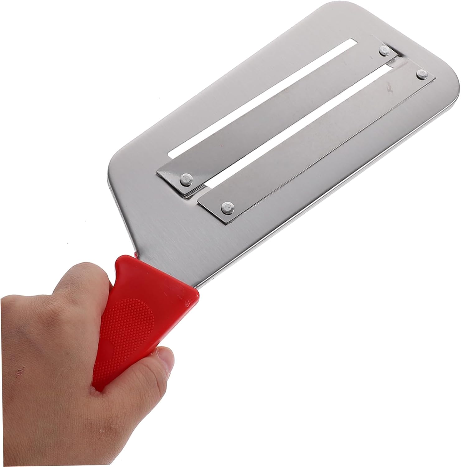 Red Handle Stainless Steel Potato Peeler and Vegetable Slicer for Kitchen