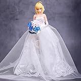 Fate/Stay Night Anime Figure Saber 10th Royal Wedding Dress Action Figure Saber Anime Figurine Model 26cm
