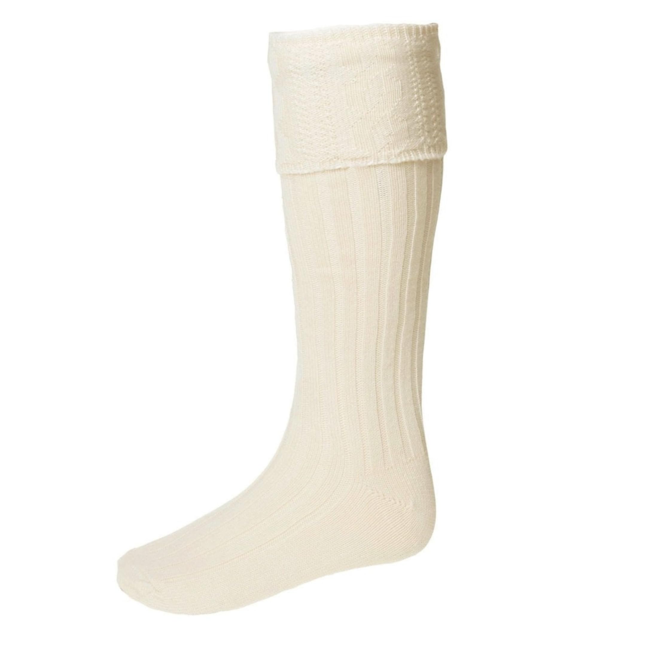House of Cheviot Men’s Kilt Socks – Merino Wool Blend Highland Dress Socks – Made in Scotland – Gents' Highland Wear, Formal Attire & Outdoor Activities