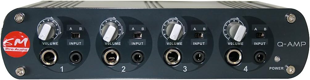SM Pro Audio Q-AMP Enhanced 4-Channel Headphone Amp