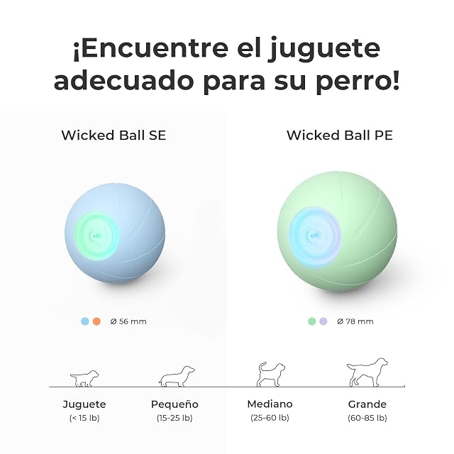 Foto 7 de 8 de Cheerble Wicked Ball PE, 3 Modos de interacción, Juguete Interactivo para Perros