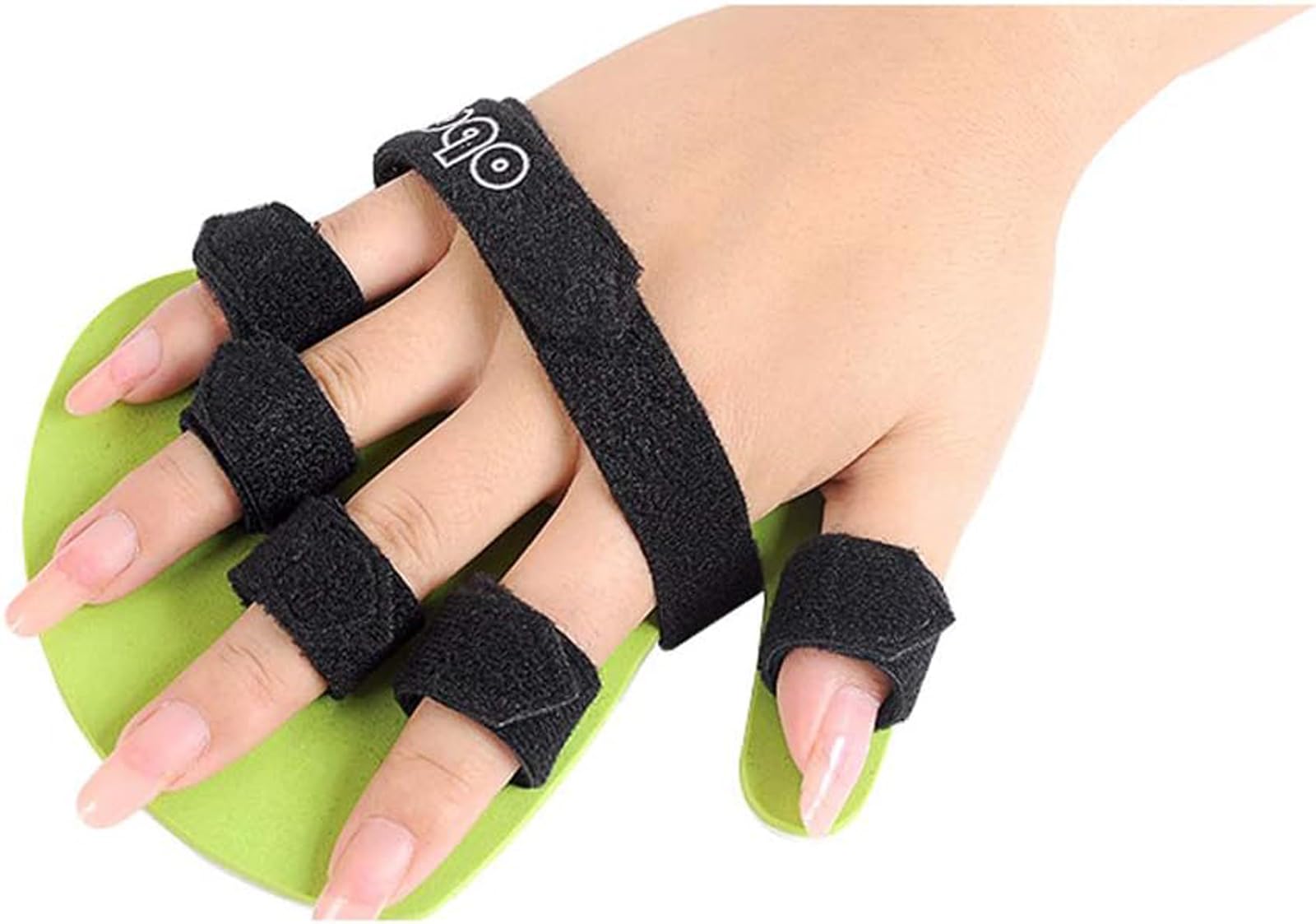 CUSMA Férula De Mano Separadora De Dedos, Dispositivo De Entrenamiento De Rehabilitación De Dedos Para Personas Mayores Con Hemiplejia Por Accidente Cerebrovascular,Right,M
