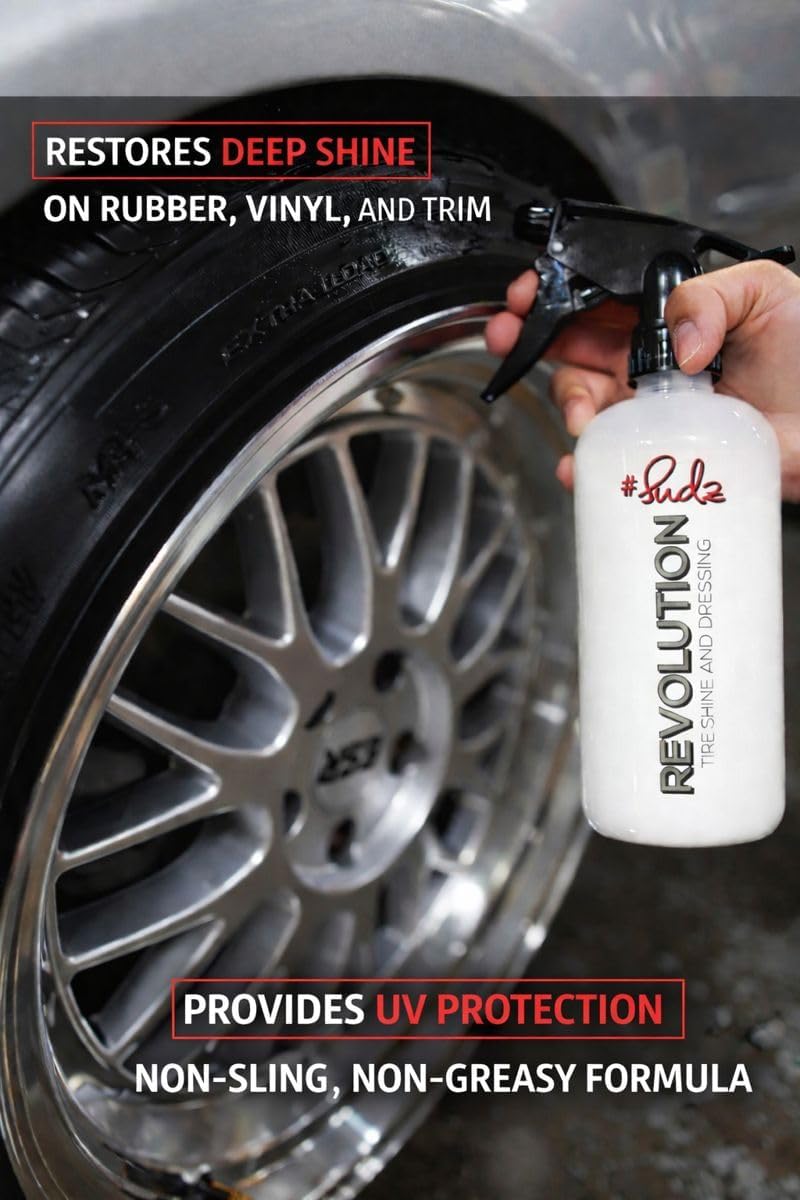 SudzBox Complete 7-Product Car Detailing Kit with Cleaners, Soap, Wheel Cleaner, Tire Shine & Sealant + Premium Microfiber Towel – Interior & Exterior Detailing Made Easy