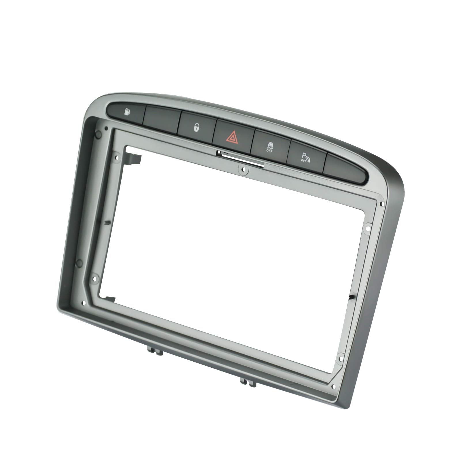 Cadre Autoradio Pour Peugeot 308 & 408 (2008-2016) - Facade DIN 22,9 Cm Noir Mat - Installation Facile - 9