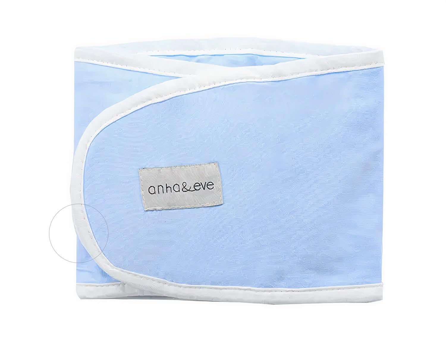 Baby Swaddle, Strap Adjustable Arms Only Wrap for Safe Sleeping, 100% Organic Cotton, For 0-6 Months (Blue)