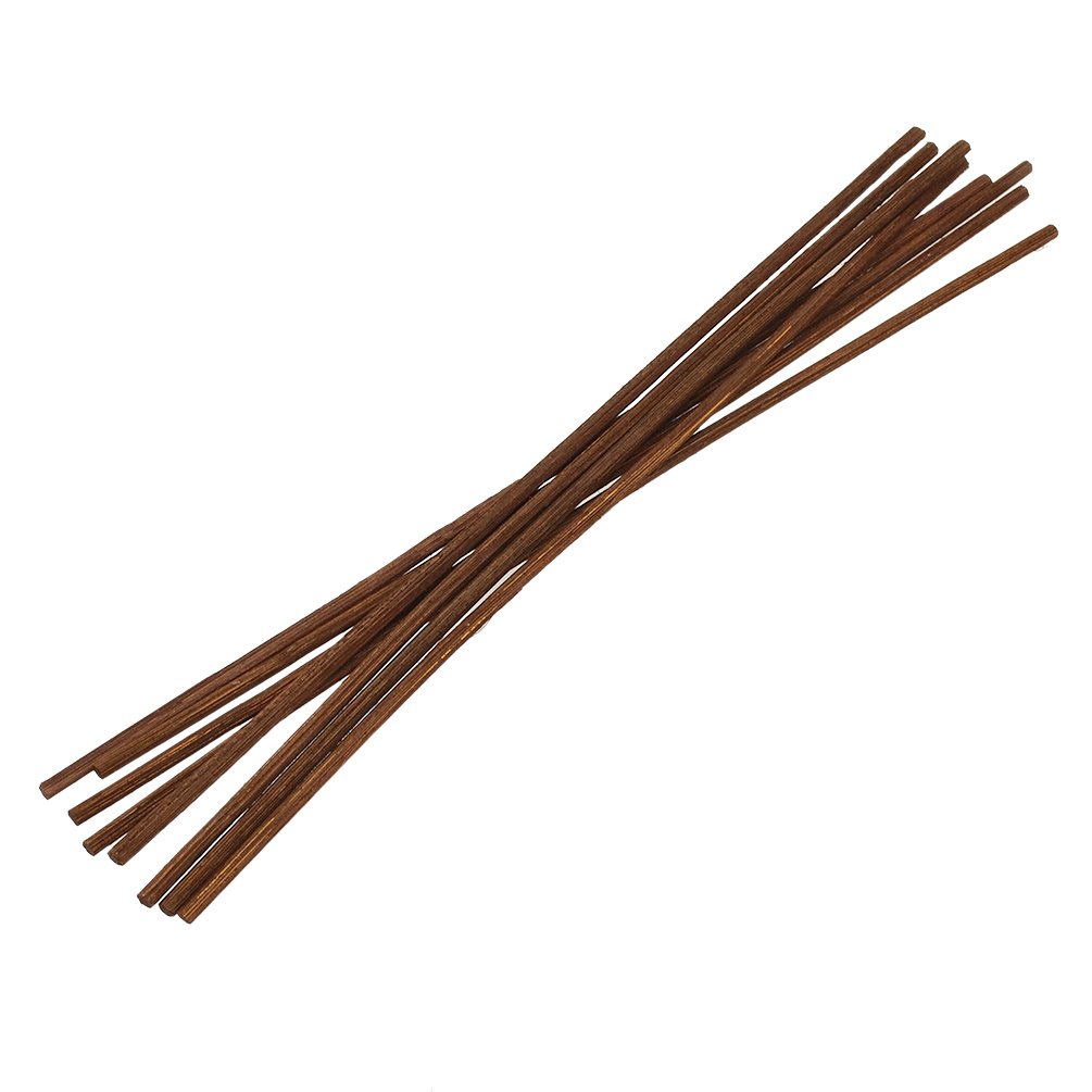 We-buys Coffee Color Rattan Reed Fragrance Diffuser Replacement Refill Sticks 8.8" 3mm