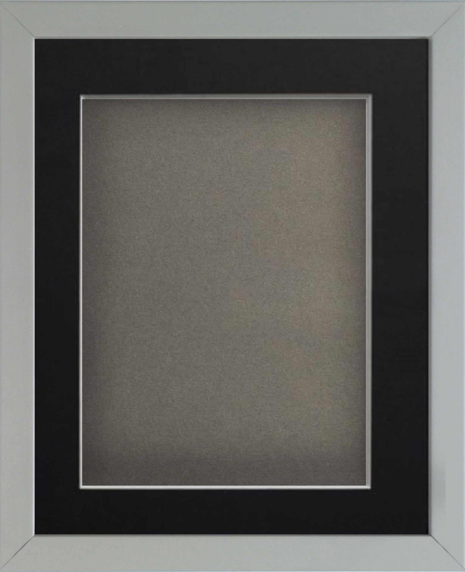 Frame Company Radcliffe Grey 12x10 with Grey BB and Black Mount for 10x8