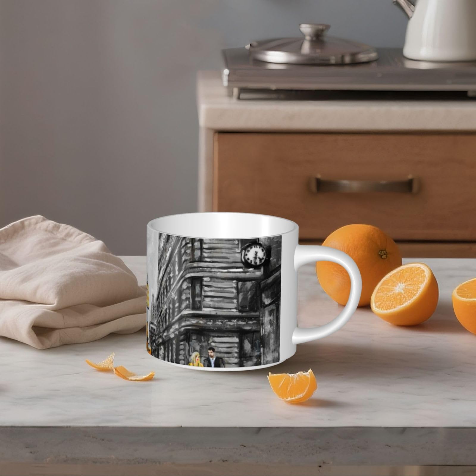 Love from New York drukowane kubki ceramiczne o dużej pojemności ceramiczny kubek do kawy