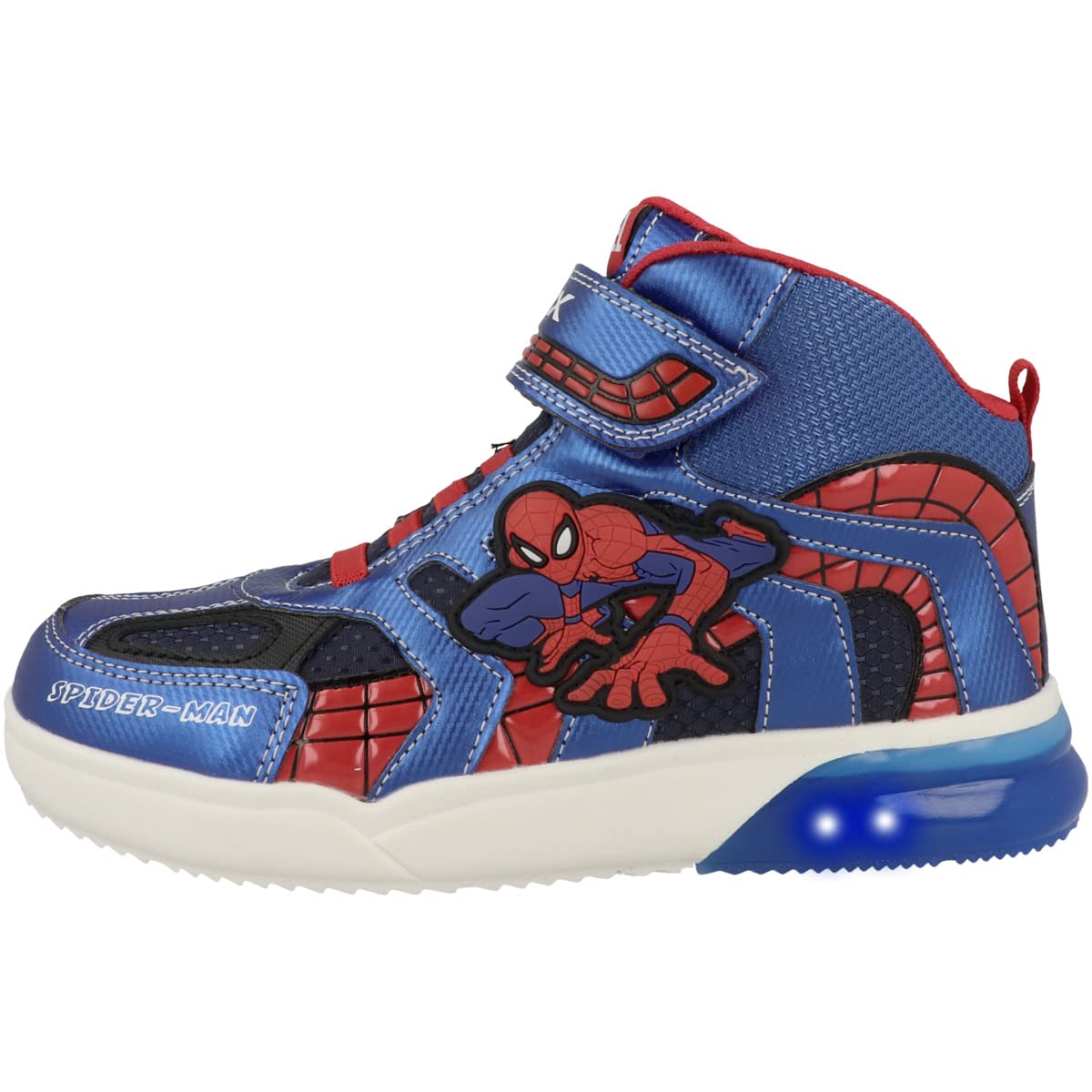 Geox Garçon J Grayjay Boy C Sneakers, Navy/​Royal, 34 EU