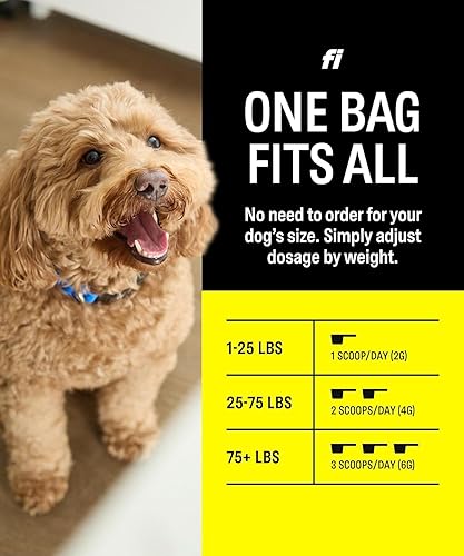 Miniatura 4 de Fi Suplemento de salud para perros 8 en 1 Fórmula diaria que apoya las funciones esenciales de salud Cadera y articulaciones, digestión, piel y