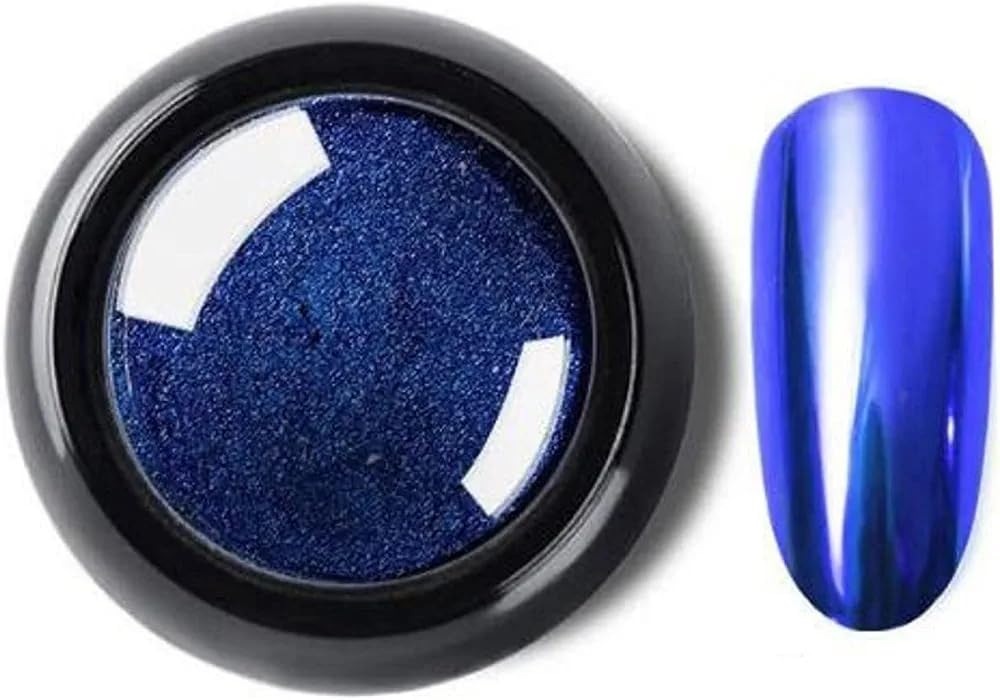 Super Thin Mirror Effect Nail Art Chrome Powder Holographic (Royalblue)