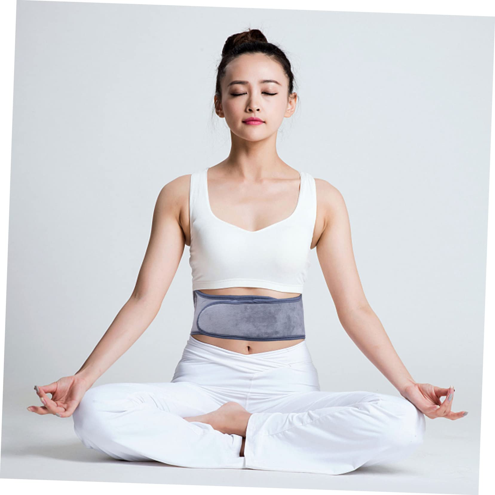 FRCOLOR Charging Heating Waist Carbon Fiber for Protective Support for Men Women Suitable for Sports Activities