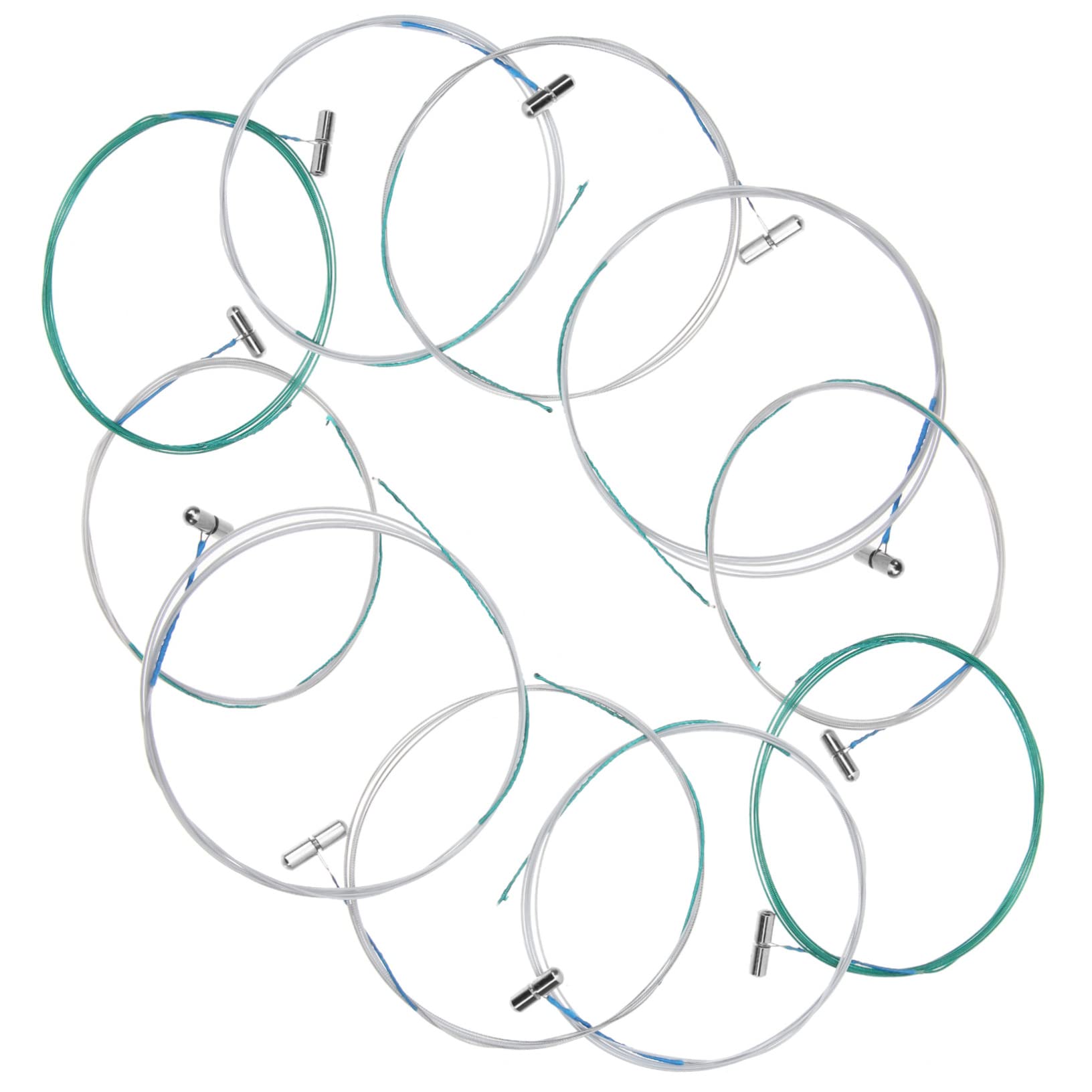 HEMOTON 5 Set Di Corde Per Chitarra Acustica Corde Di Ricambio Per Chitarra Cinese Suono Robusto E Nitido Facile Da Usare 10 Pezzi * 5